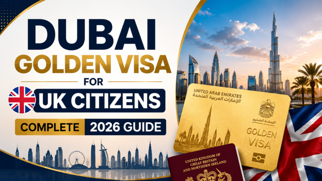 Dubai Golden Visa for UK Citizens- Complete 2026 Guide