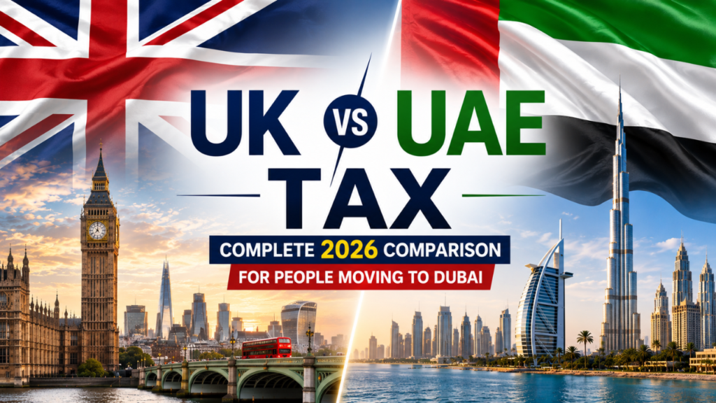 UK vs UAE Tax- Complete 2026 Comparison for People Moving to Dubai