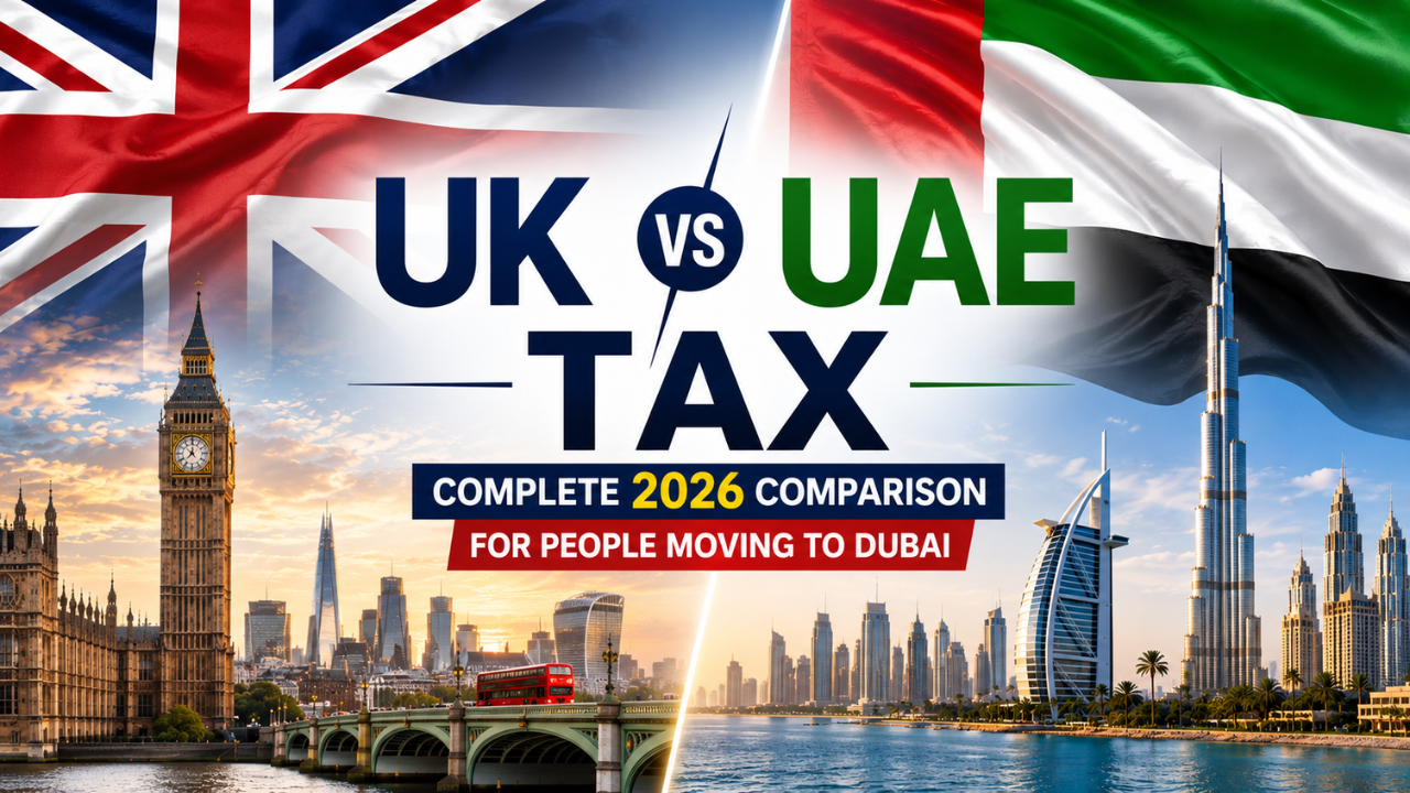 UK vs UAE Tax- Complete 2026 Comparison for People Moving to Dubai